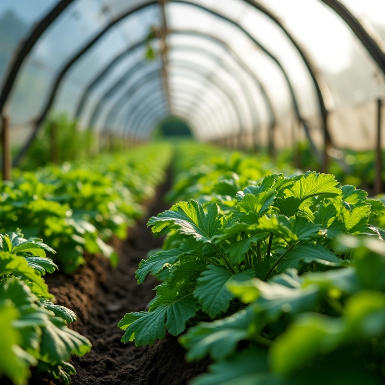 Vantagens de usar túnel baixo na horta.