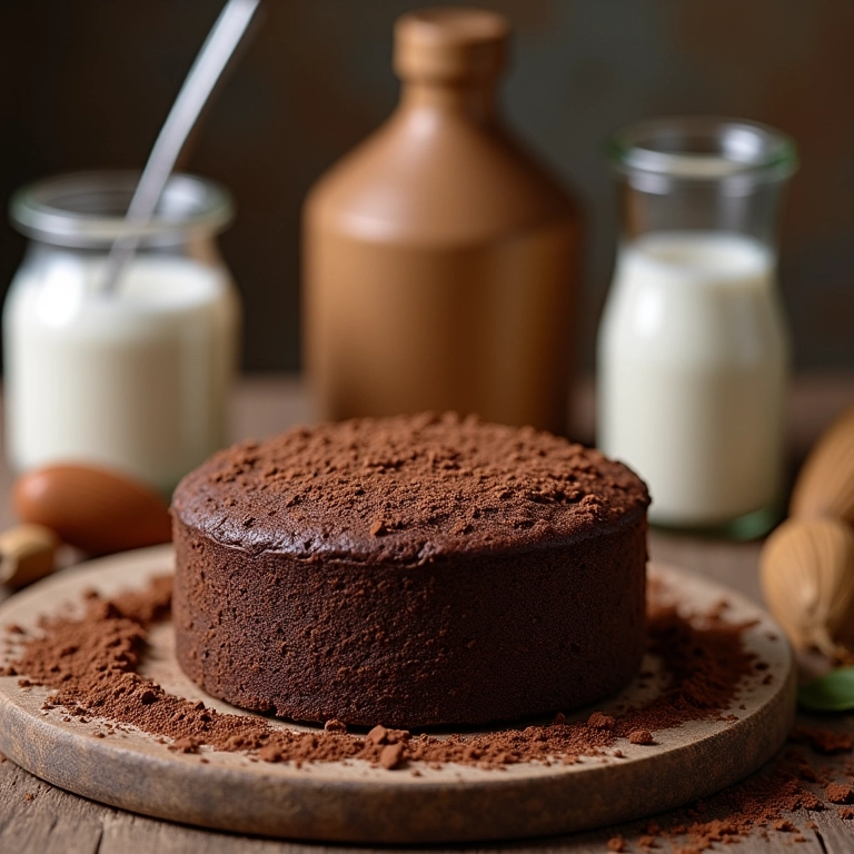 Variações de ingredientes para um bolo de chocolate sem ovo versátil.