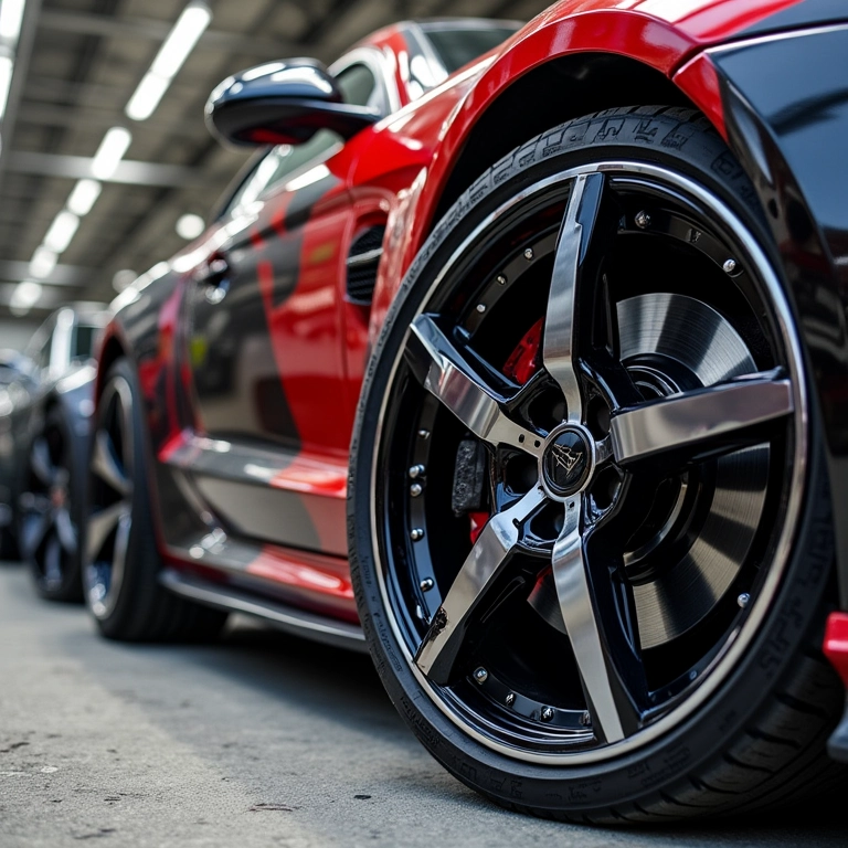 Variedade de cores e acabamentos na pintura eletrostática.