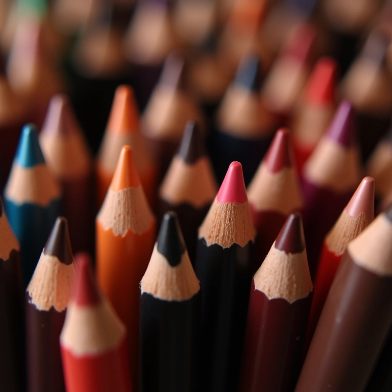 Lápis ou Delineador Líquido: Qual Usar em Cada Make Variedade de lápis e delineadores para maquiagem dos olhos.