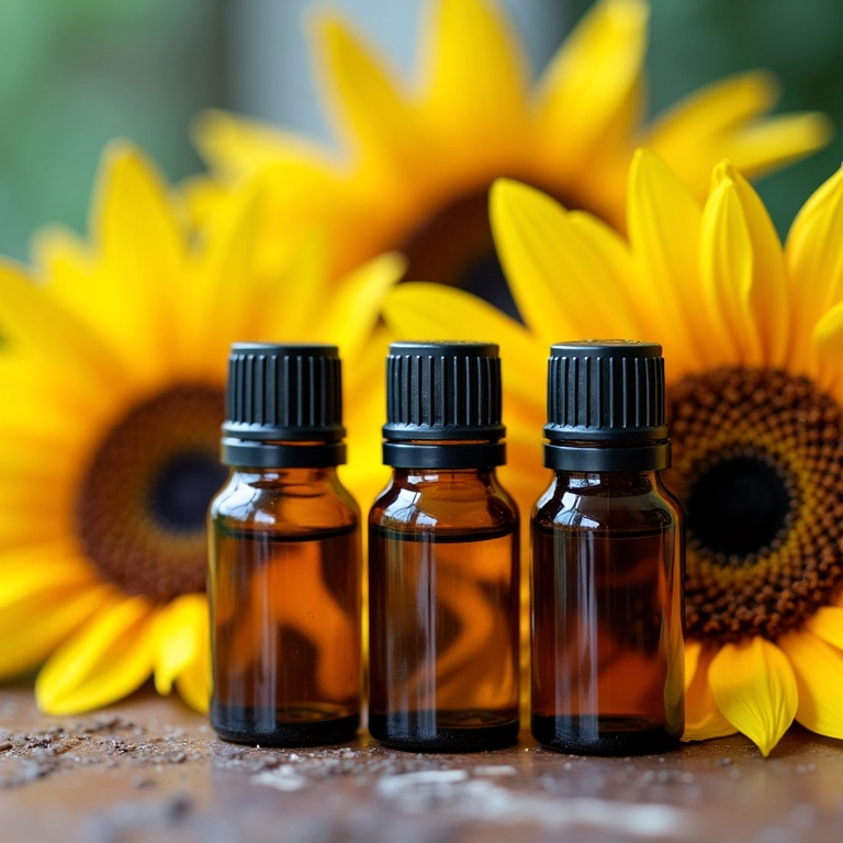 Variedade de óleos essenciais para aromatizar sabonetes artesanais.