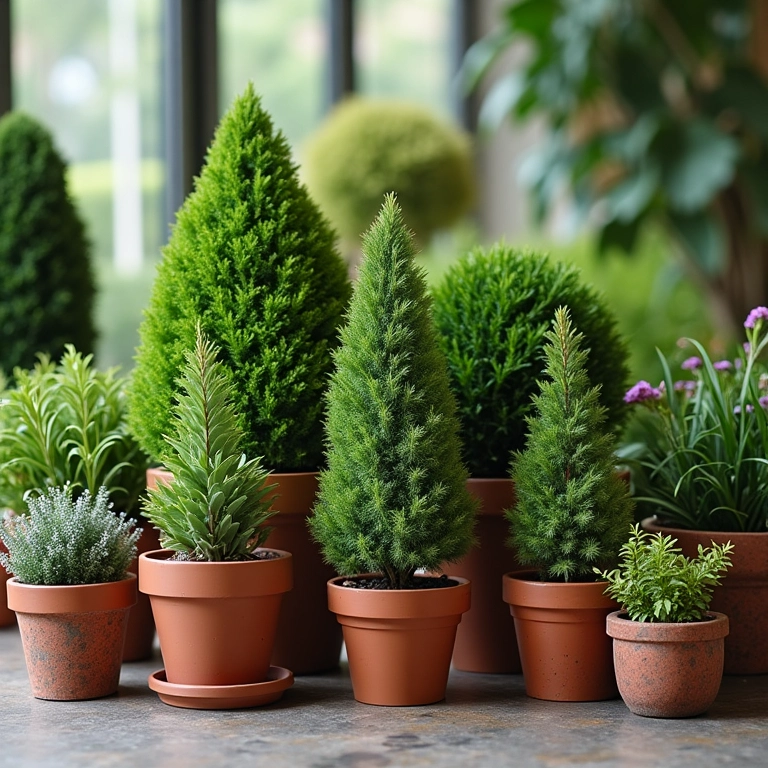 Vasos e substratos adequados para topiaria.