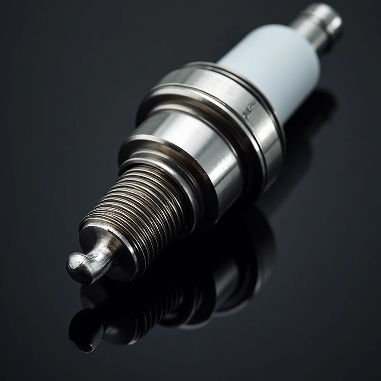 Velas de iridium com rachaduras e desgaste, representando desvantagens.