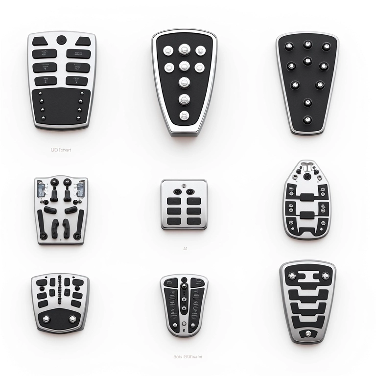 Verificação da compatibilidade das pedaleiras com diferentes modelos de carros.