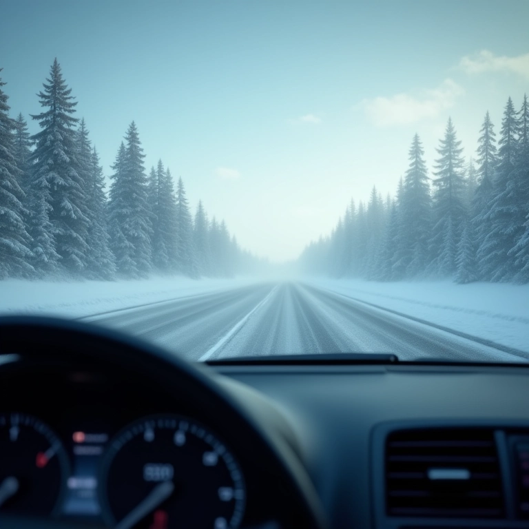 Vidro do carro limpo e desembaçado, melhorando a visibilidade.