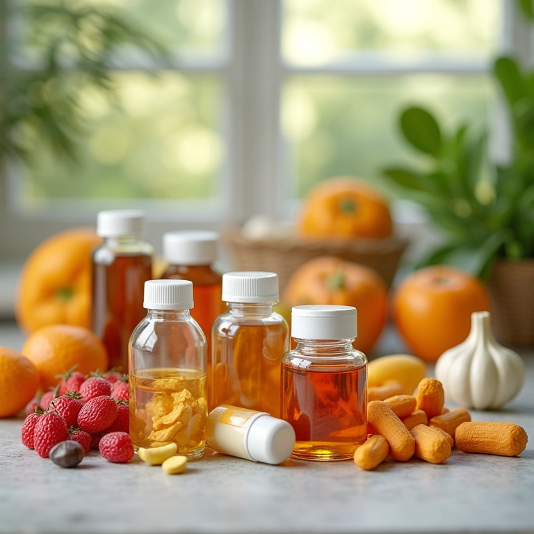 Vitaminas e suplementos para o crescimento da barba.