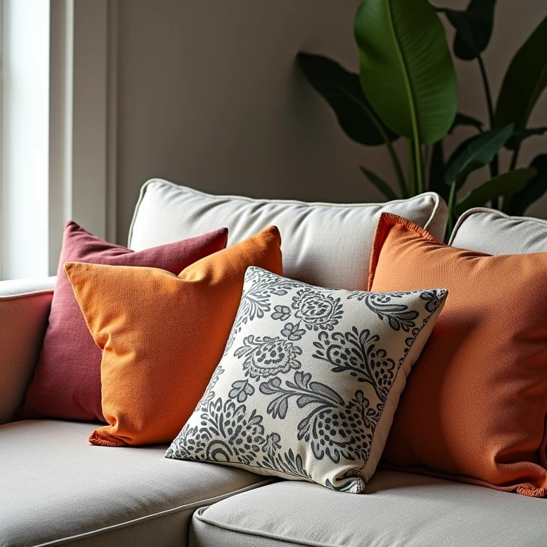 Almofadas estampadas da C&A Casa para um toque boho