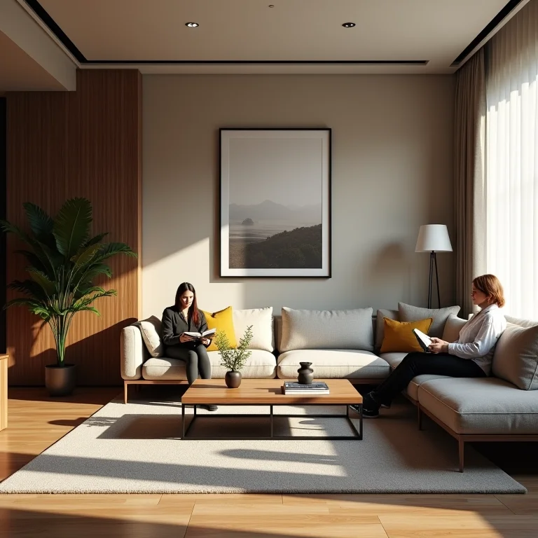 Altura ideal de mesa de centro para conforto