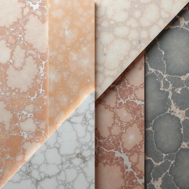 Amostras de cores de granilite para escolher