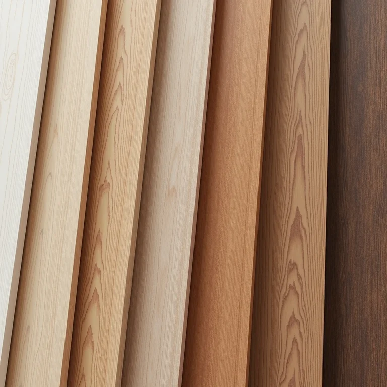 Amostras de madeiras ideais para tapetes de box