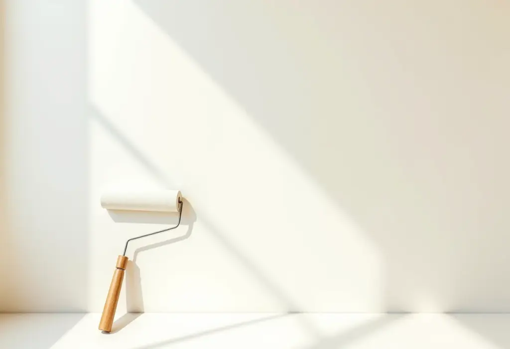 Selador de parede: o segredo para economizar na pintura (e proteger!) Aplicação de selador em parede recém rebocada.