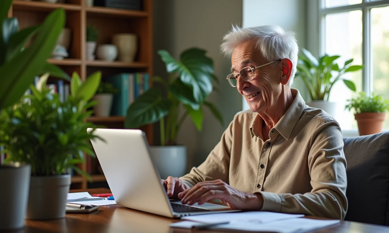Artista MEI acessando benefícios previdenciários online.