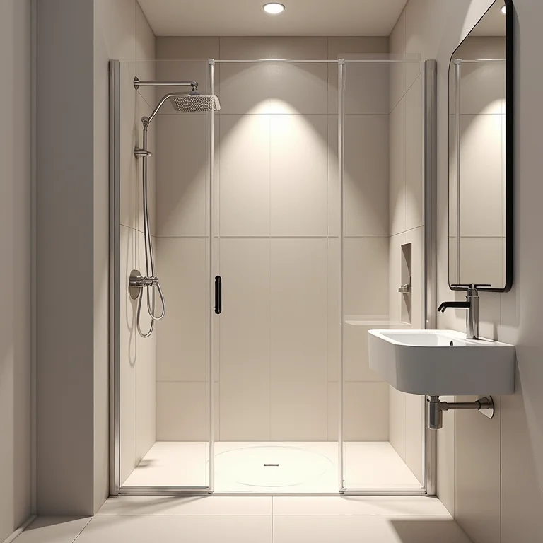 Box do banheiro com pastilhas: charme e praticidade