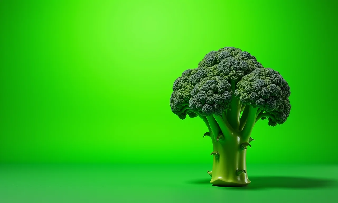 Brócolis fresco e nutritivo.