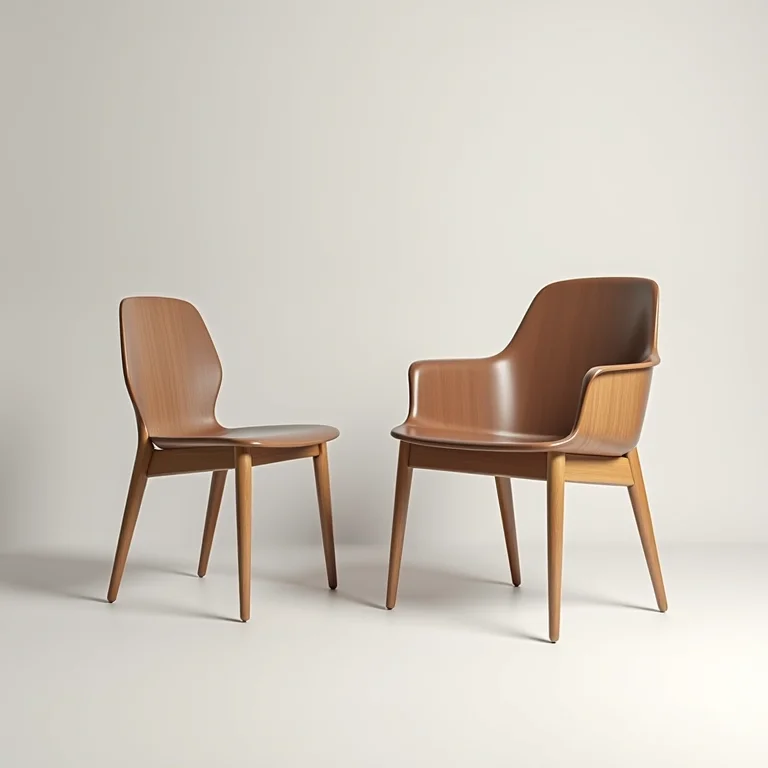 Cadeira moderna da Tok Stok com design acessível.