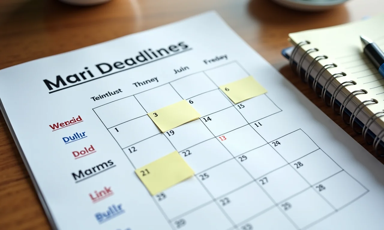 Calendário com lembretes importantes para o MEI.