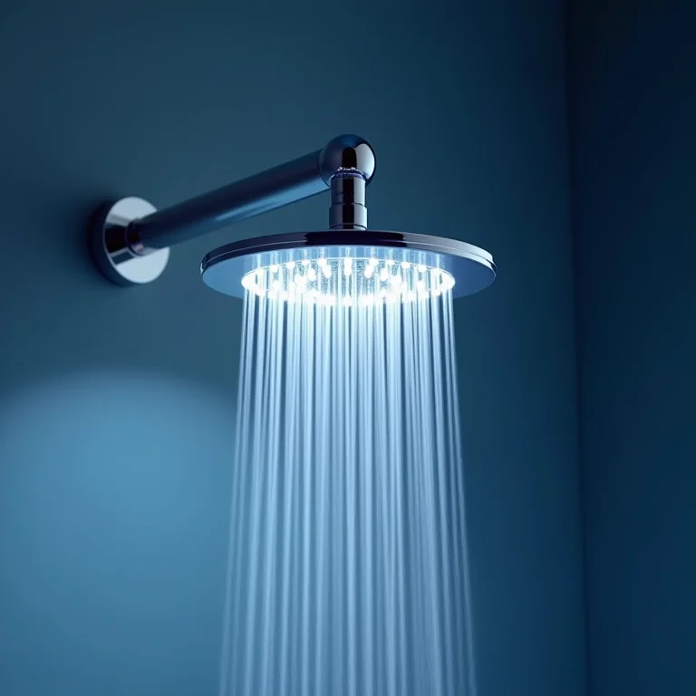 Chuveiro com LED e sensor de temperatura para maior segurança