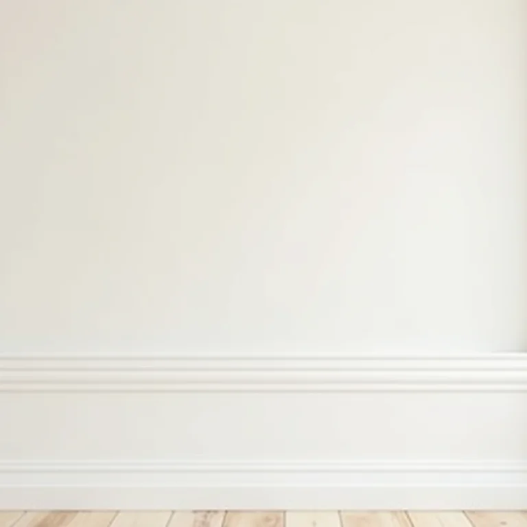 Comparativo entre rodapé e roda meio em uma parede