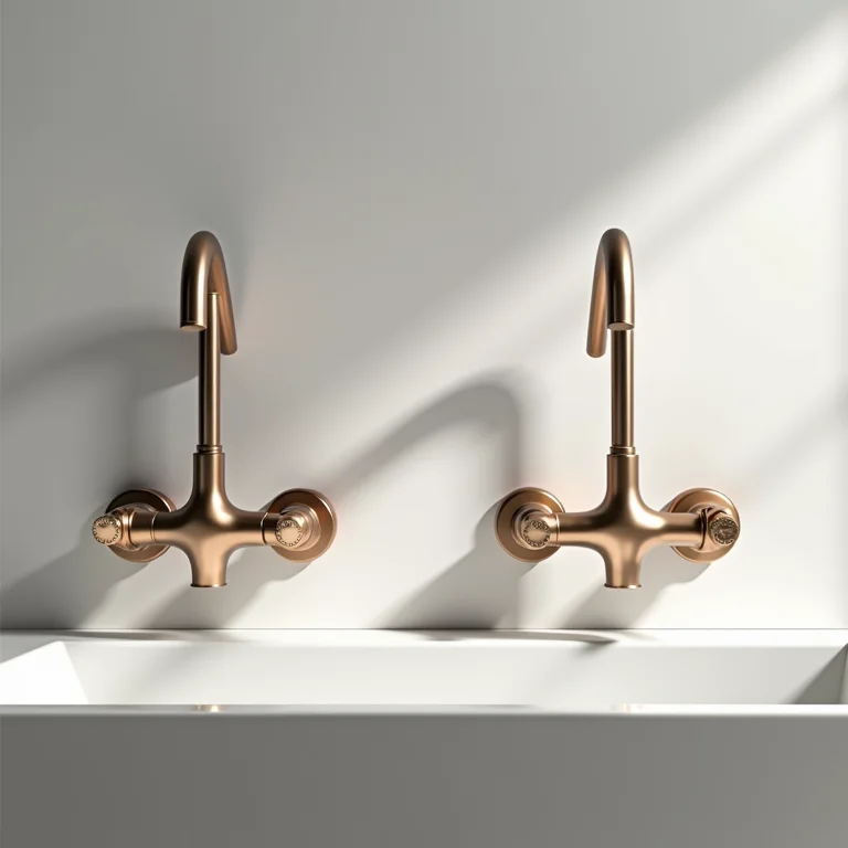 Comparativo: Torneira de parede com bica alta vs. bica baixa