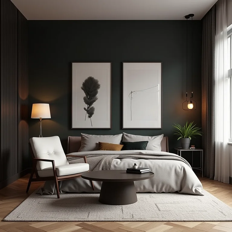 Cores claras em apartamento studio