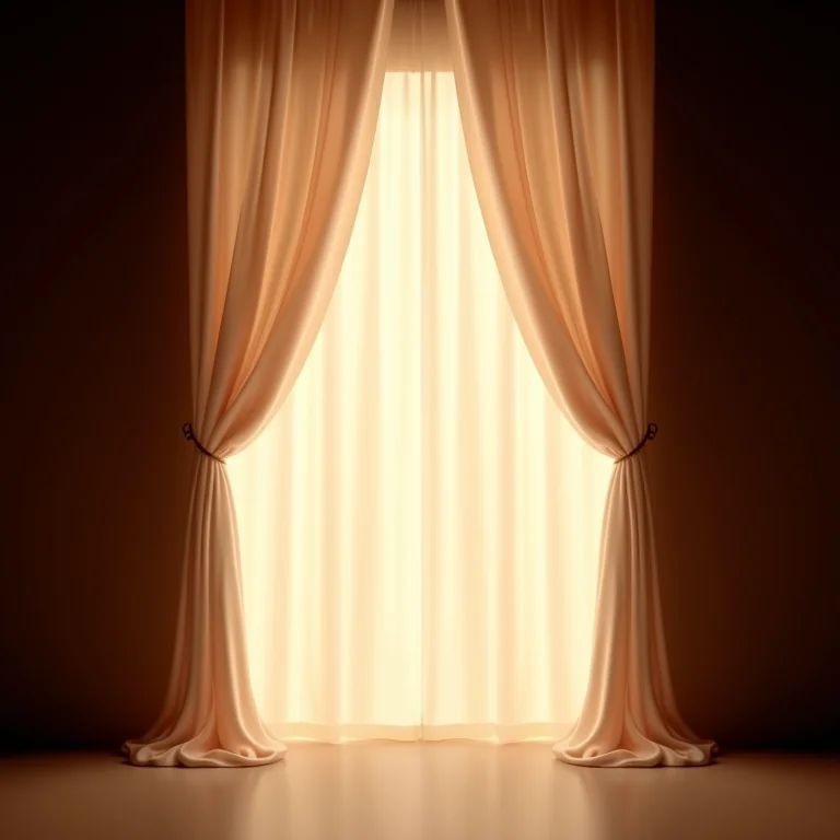 Cortineiro iluminado adicionando elegância e sofisticação ao ambiente