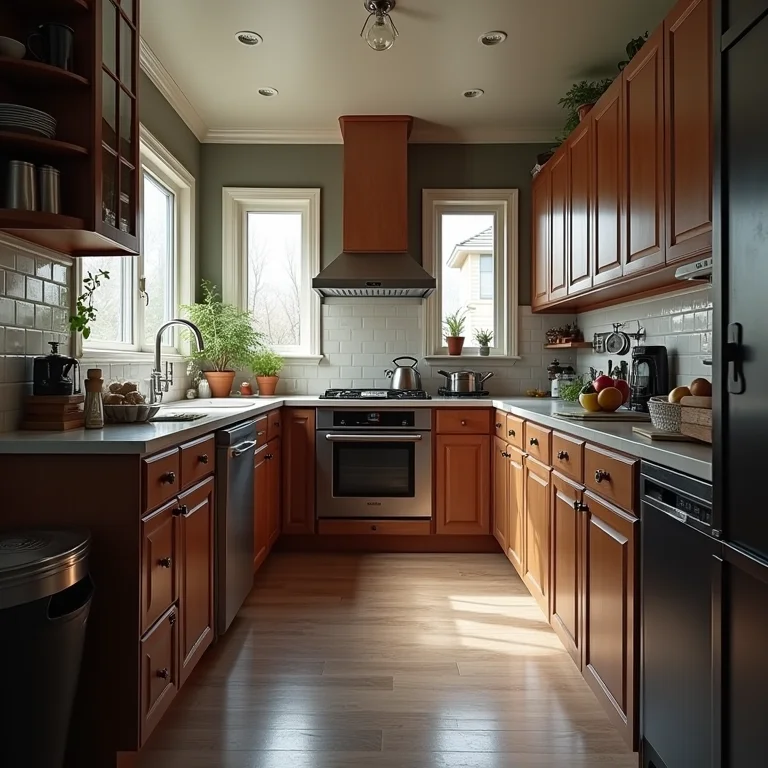 Cozinha pequena com pouco espaço e má organização