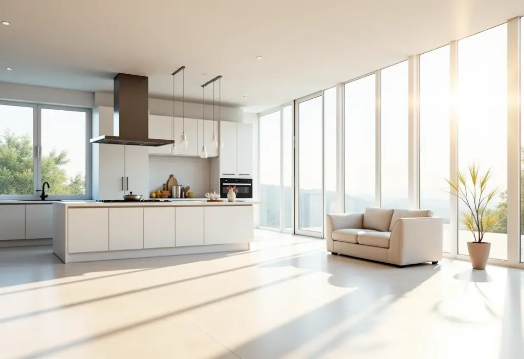 Cozinha Planejada com Ilha: 7 Erros Que Você Precisa Evitar Cozinha planejada moderna com ilha central e design elegante