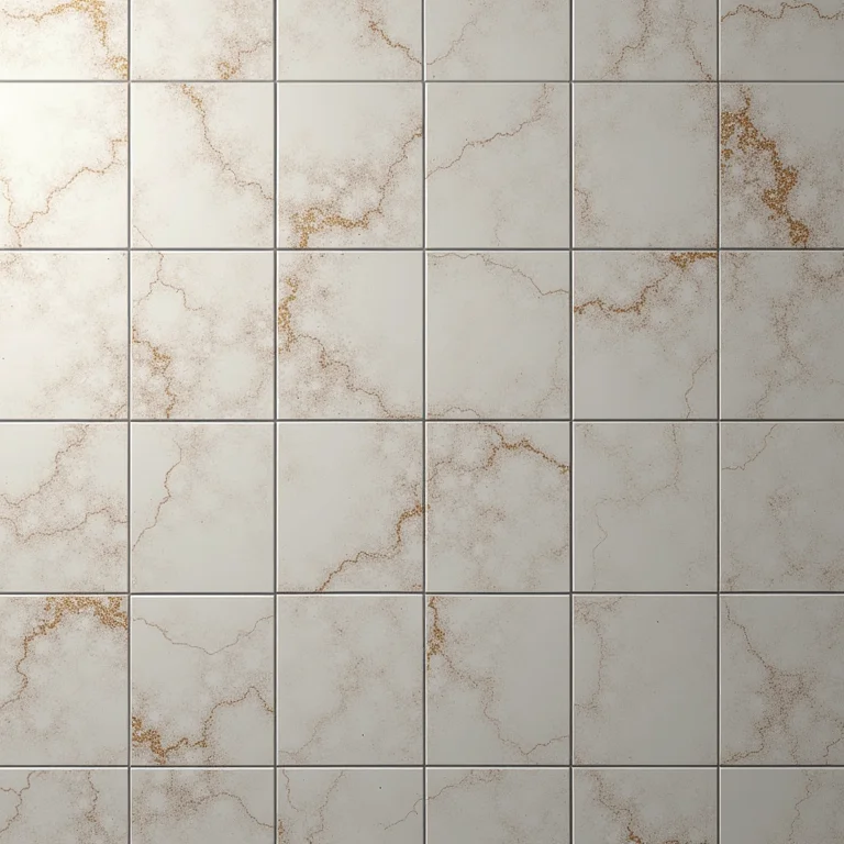 Detalhe de porcelanato esmaltado