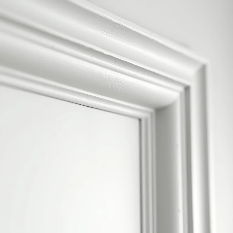 Detalhe de roda-teto de gesso com design intrincado