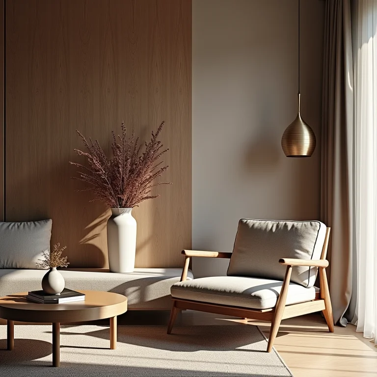 Detalhes decorativos que contam histórias em um ambiente boho minimalista