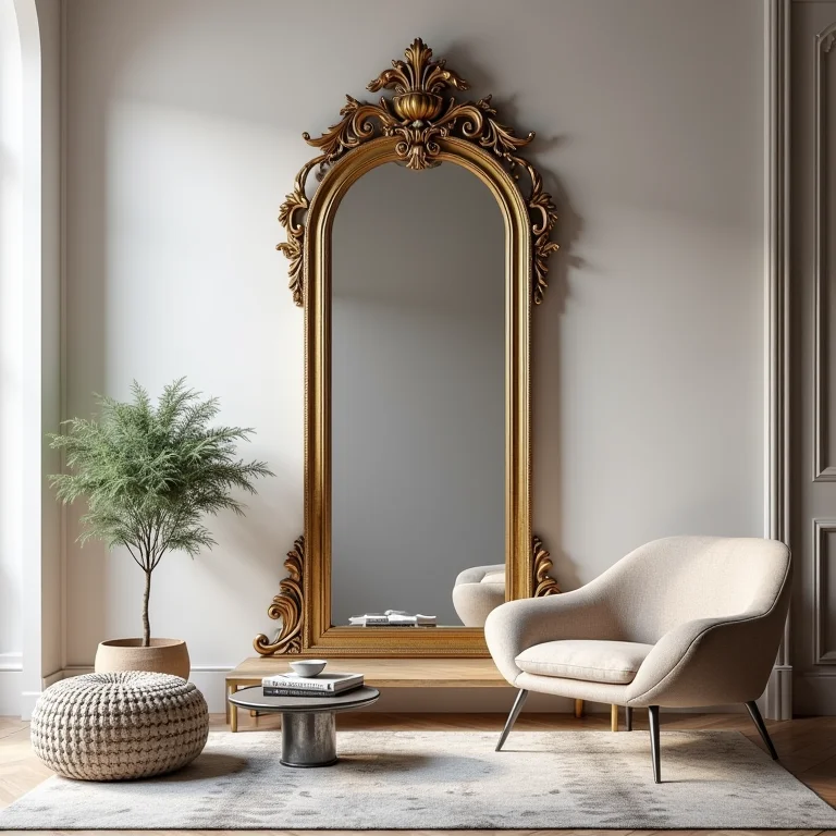 Espelho veneziano em diferentes estilos de decoração.