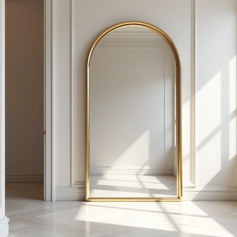 Espelho veneziano na decoração moderna.