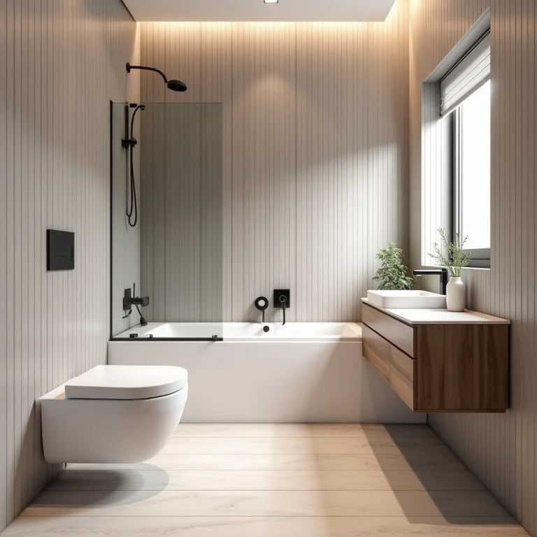 Formatos de pastilhas que valorizam o espaço do banheiro