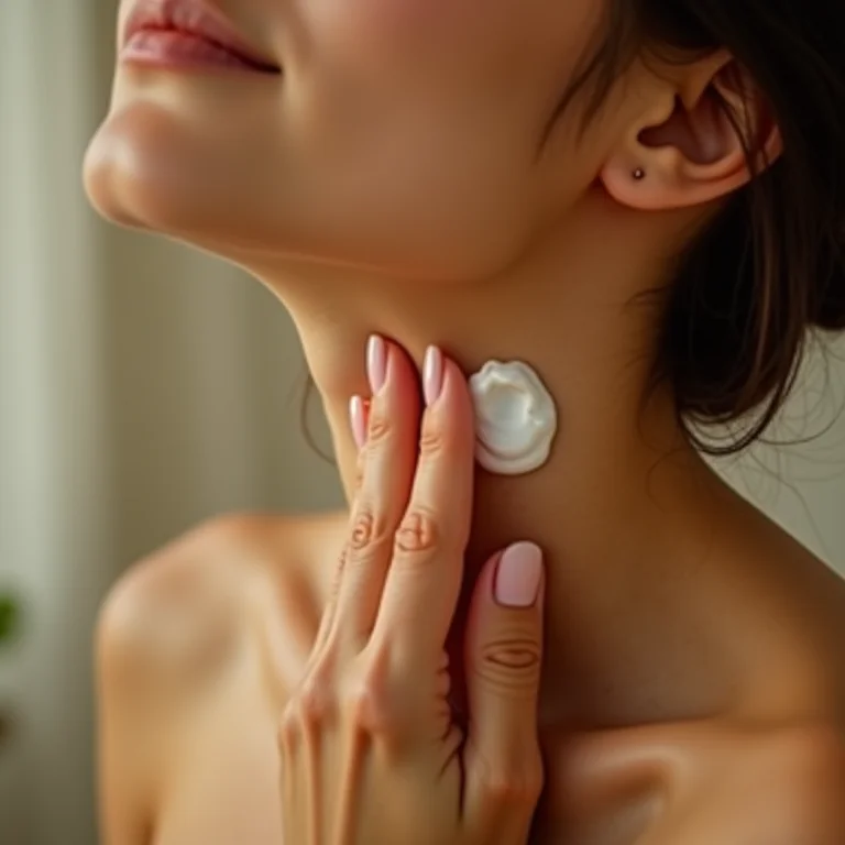 Hidratação turbinada para o pescoço