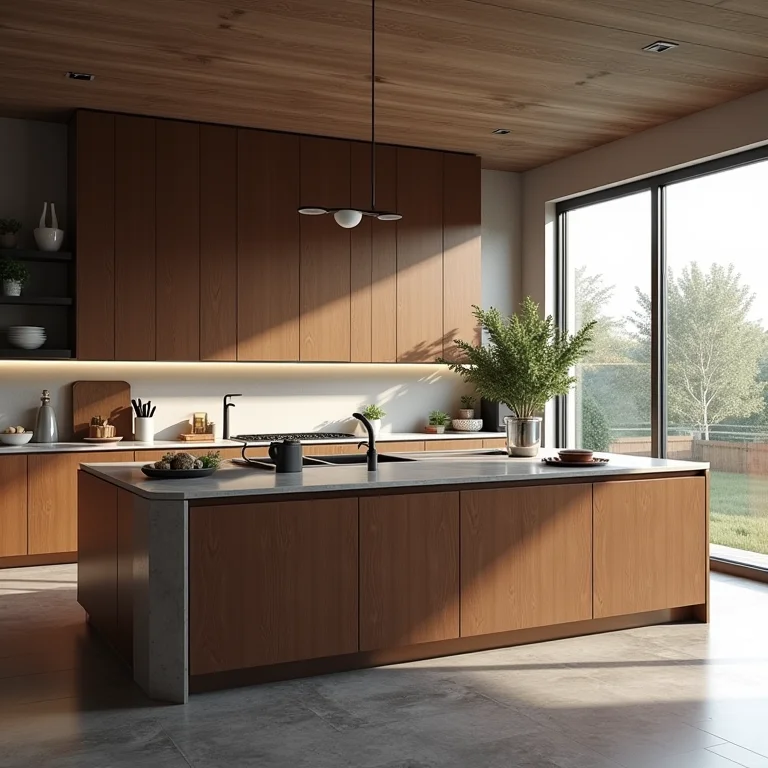 Ilha de cozinha sem função definida.