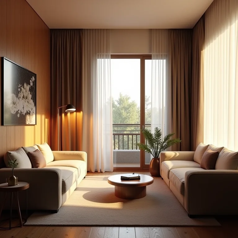 Iluminação adequada em apartamento studio