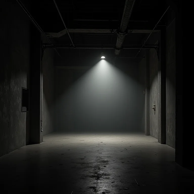 Iluminação inadequada em um loft industrial.