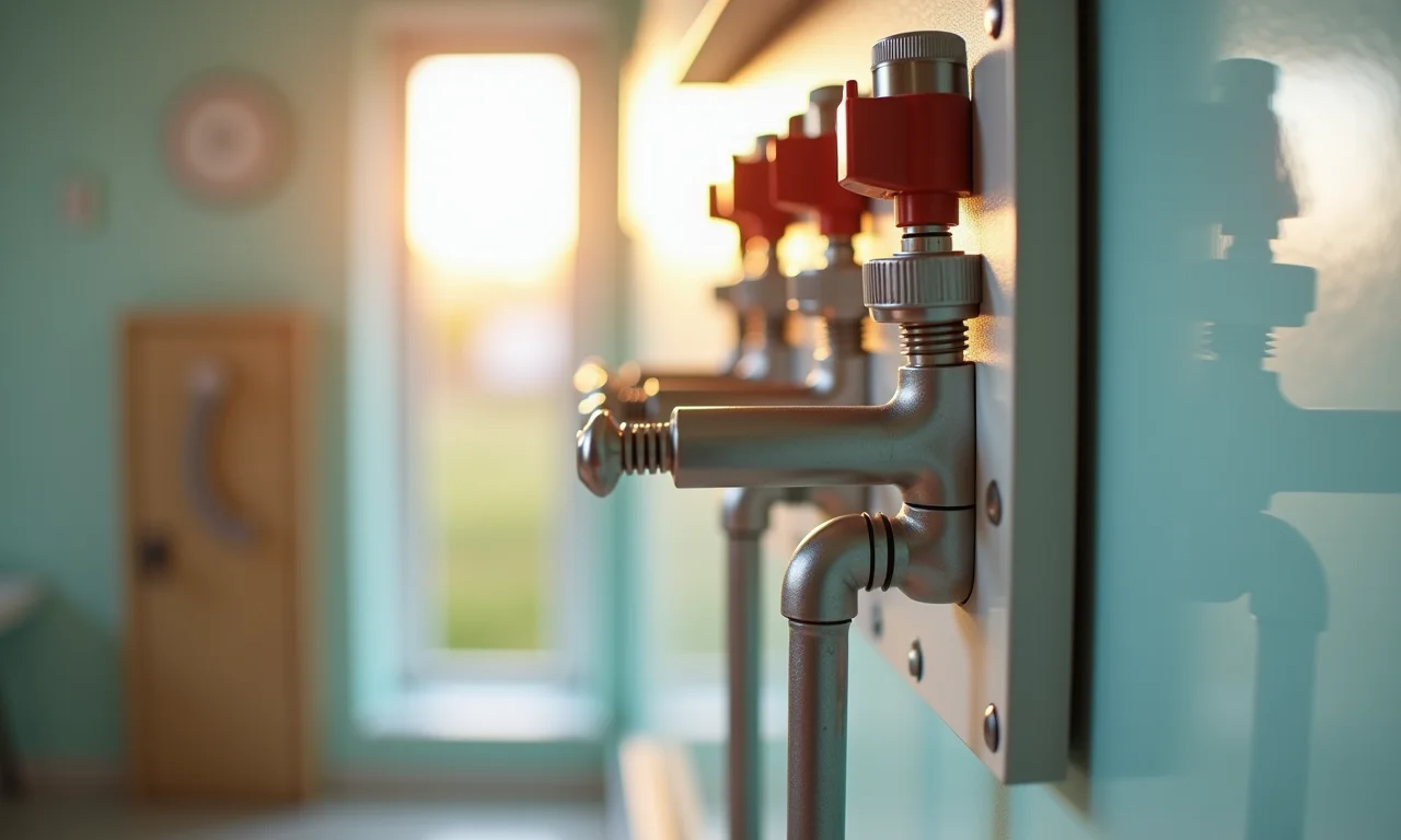 Instalações elétricas e hidráulicas seguras em creche.