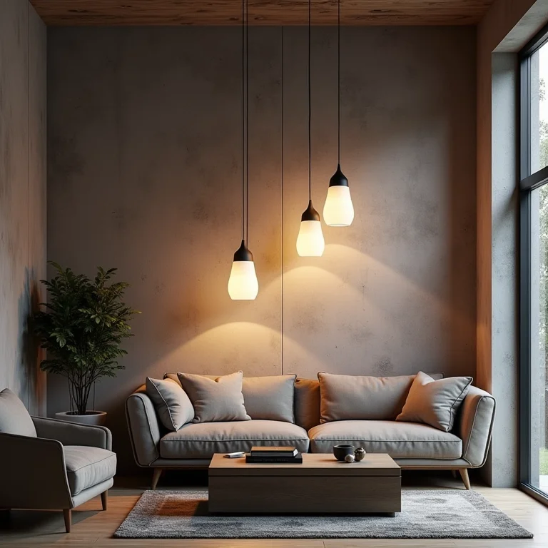 Luminárias pendentes Lumini em sala industrial