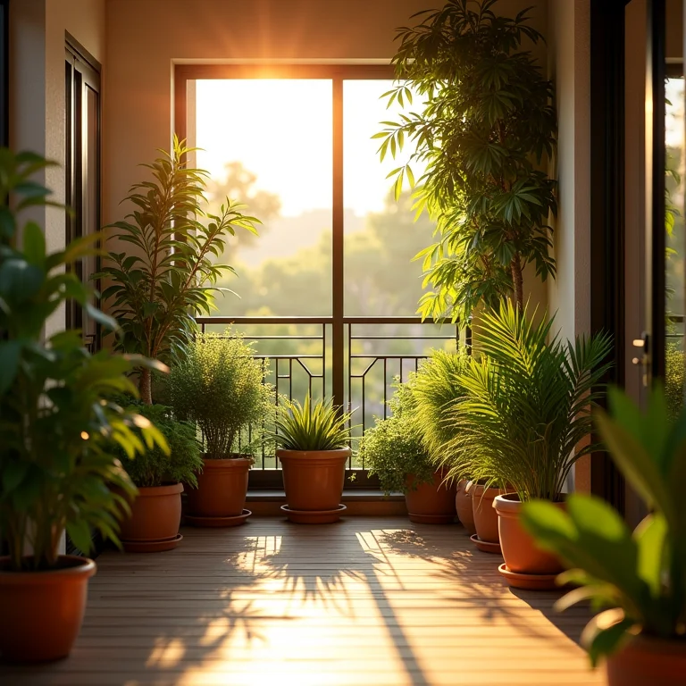 Luz solar ideal para horta vertical