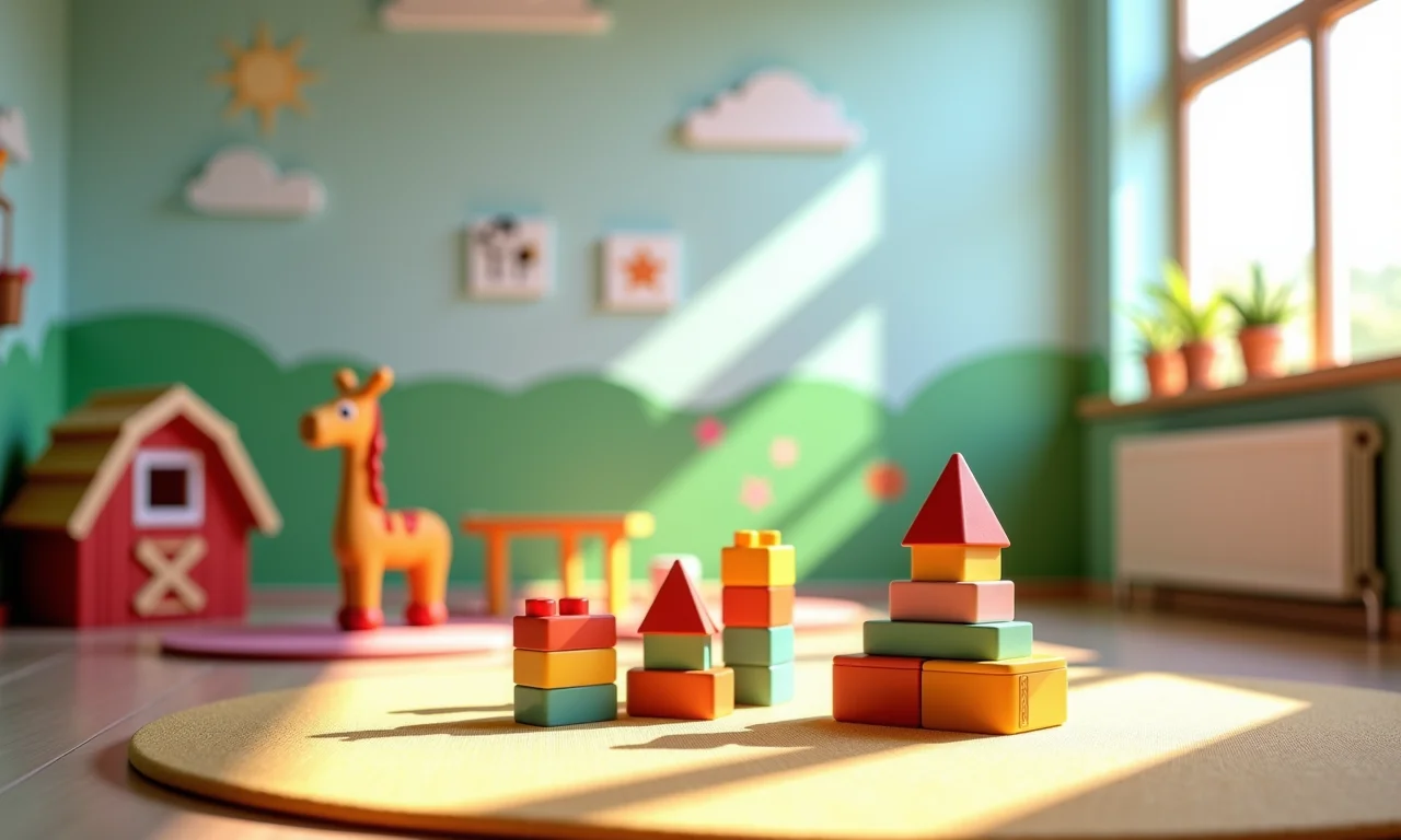 Materiais atóxicos e seguros em creche.