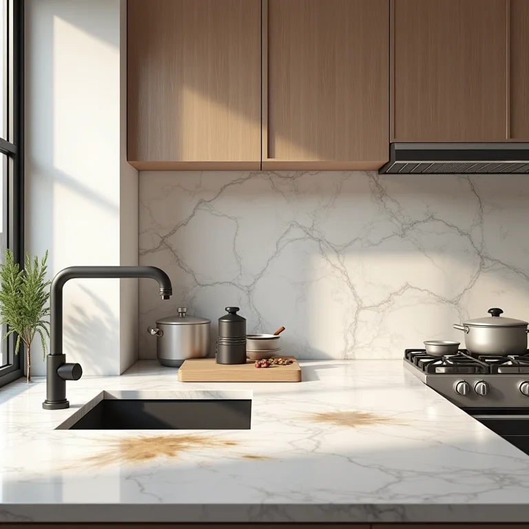 Materiais difíceis de limpar em uma cozinha moderna