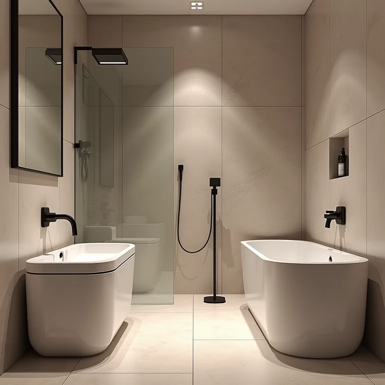 Materiais resistentes à umidade para pastilhas de banheiro