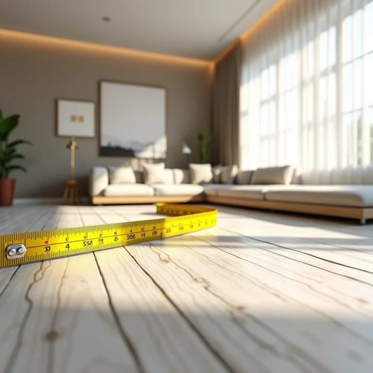 Medindo o espaço para a mesa de centro ideal