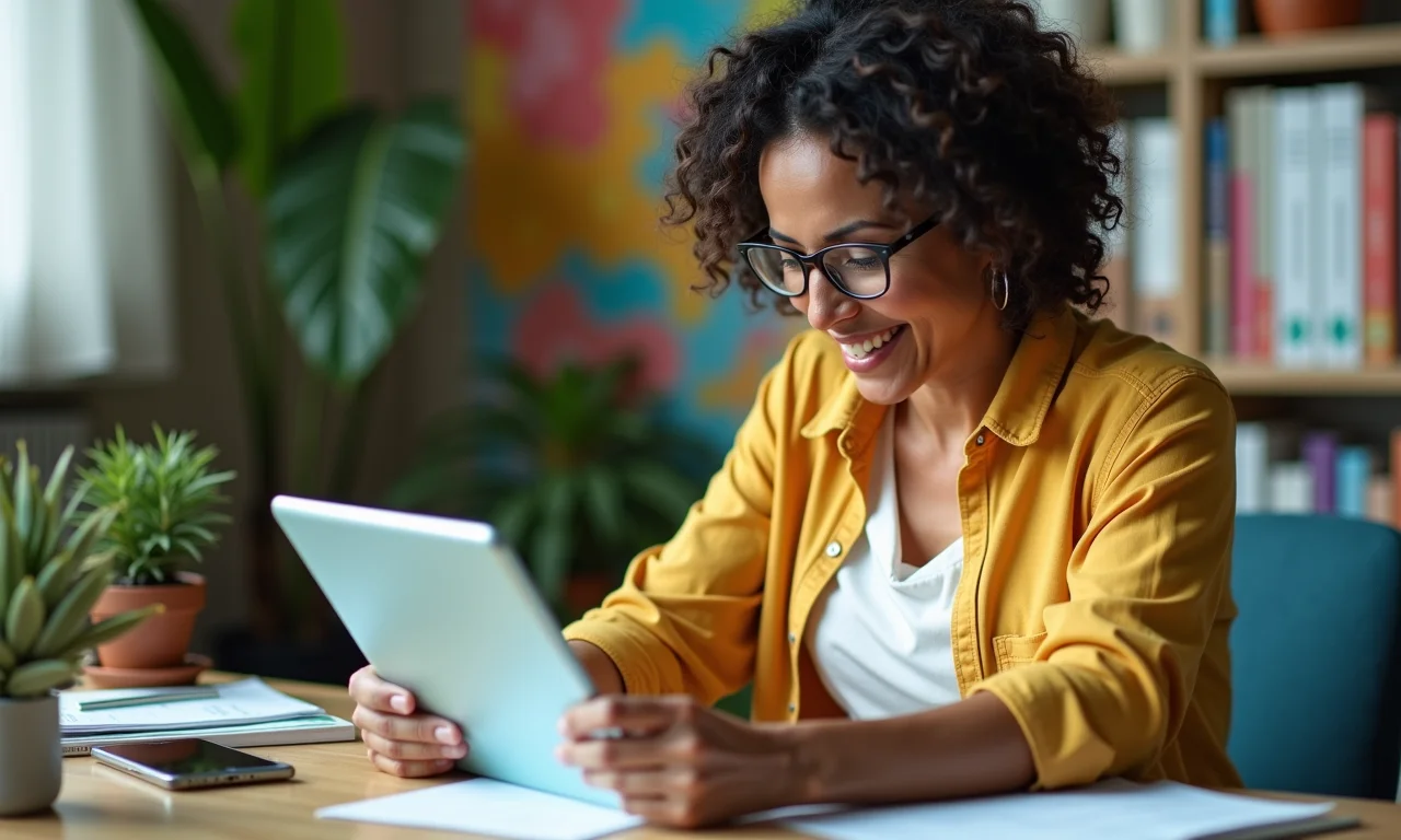MEI corrigindo nota fiscal emitida incorretamente em um tablet.