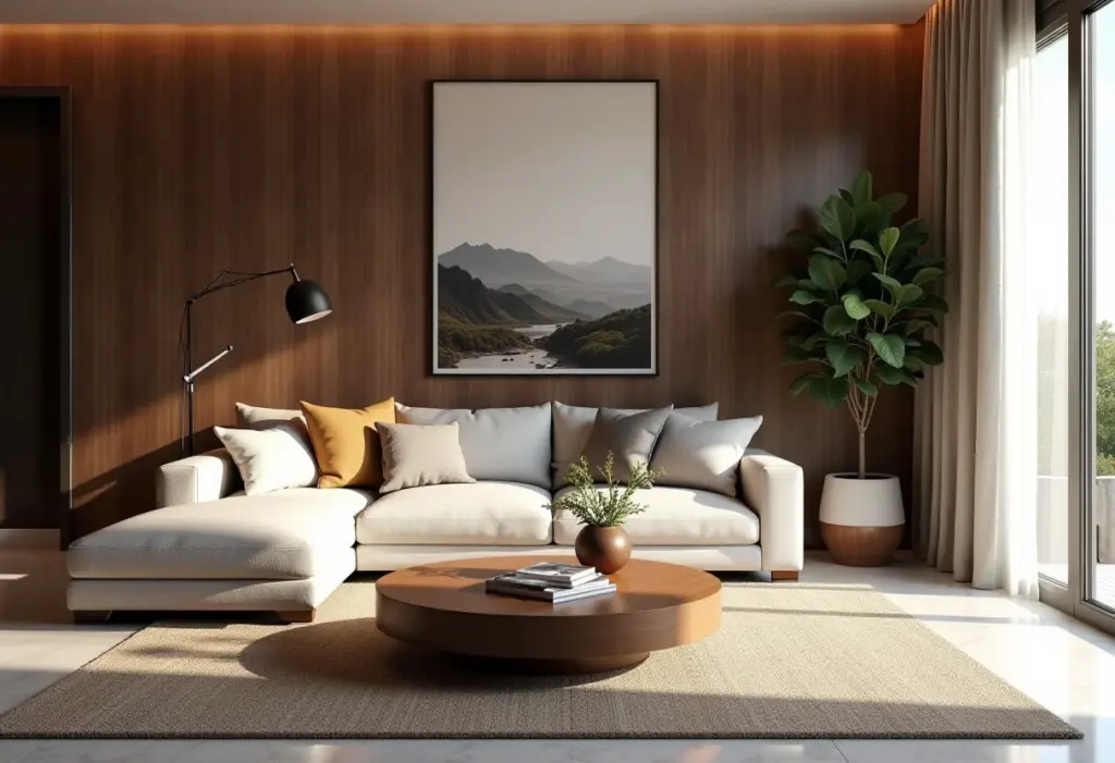 Mesa de centro: O erro fatal que você não pode cometer na sala Mesa de centro elegante em sala de estar luxuosa