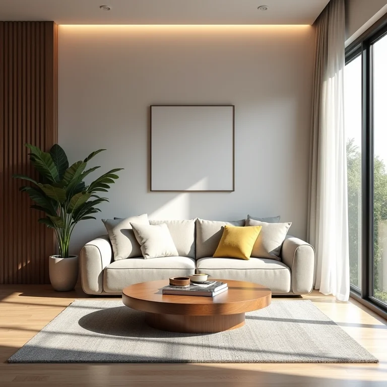 Mesa de centro ideal para sala pequena