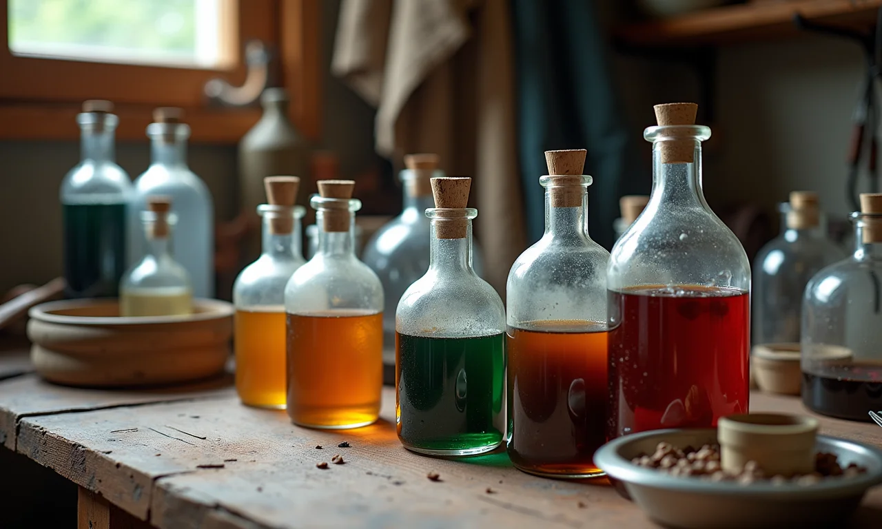 Mordentes para fixar a cor na estamparia botânica.