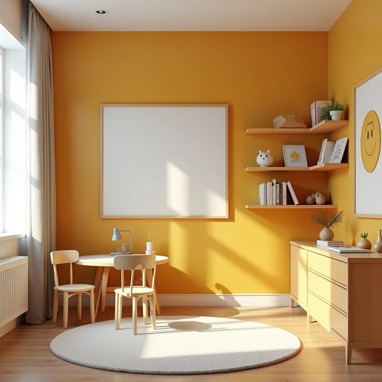 Móveis inadequados e perigosos em quarto infantil