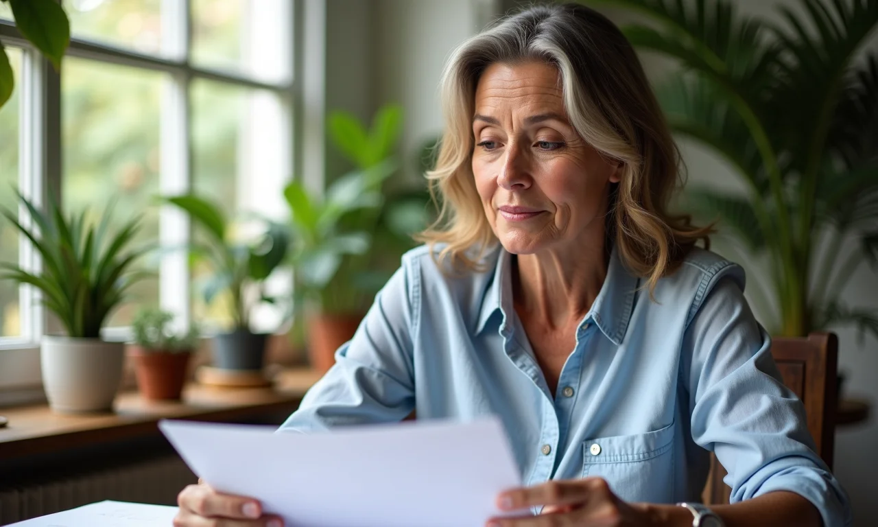 Mulher atenta revisando lista de requisitos para ser MEI.
